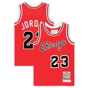 Clásico Lujoso Michael Jordan Chicago Bulls Toddler Hardwood Classics 1984/85 Authentic Swingman Jersey Red  para la gran final