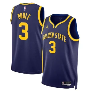 Resistente Maravilloso Jordan Poole Golden State Warriors Jordan Brand Unisex Swingman Jersey Statement Edition Navy  para la gran final