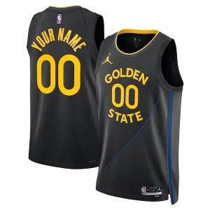 Increíble Versátil Golden State Warriors Jordan Brand Unisex 2024/25 Custom Swingman Jersey Statement Edition Black  para la gran final