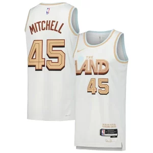 Moderno Maravilloso Donovan Mitchell Cleveland Cavaliers Nike Swingman Player Jersey City Edition White  para la gran final