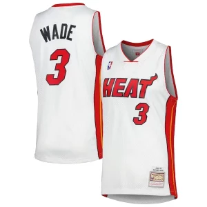 Hermoso Atractivo Dwyane Wade Miami Heat 2001/02 Hardwood Classics Swingman Jersey White  para la gran final