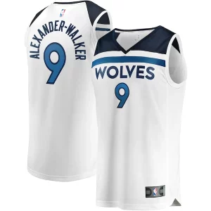 Increíble Nickeil Alexander Walker Minnesota Timberwolves Youth Fast Break Replica Player Jersey Association Edition White  para la gran final