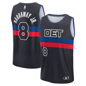 Único Ideal Tim Hardaway Jr. Detroit Pistons Fast Break Player Jersey Statement Edition Black  para la gran final