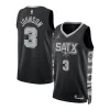 Maravilloso Chulo Estupendo Keldon Johnson San Antonio Spurs Jordan Brand Unisex Swingman Jersey Statement Edition Black  para la gran final