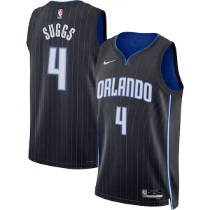 Cool Moderno Maravilloso Jalen Suggs Orlando Magic Nike Unisex Swingman Jersey Icon Edition Black/White  para la gran final