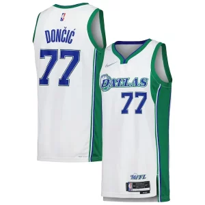 Perfecto Luka Dončić Dallas Mavericks Nike Swingman Player Jersey City Edition White  para la gran final