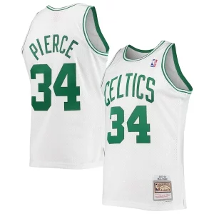Lujoso Paul Pierce Boston Celtics Hardwood Classics Swingman Jersey White/Kelly Green  para la gran final
