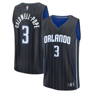 Genial Original Kentavious Caldwell Pope Orlando Magic Youth Fast Break Replica Player Jersey Icon Edition Black  para la gran final