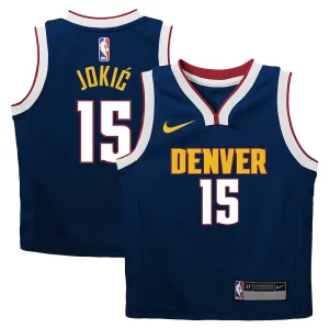 Original Nikola Jokic Denver Nuggets Nike Toddler Swingman Player Jersey Icon Edition Navy  para la gran final