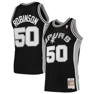 Perfecto Increíble Delicioso David Robinson San Antonio Spurs 1991/92 Hardwood Classics Swingman Jersey Black  para la gran final