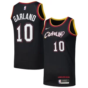 Fantástico Cool Sofisticado Darius Garland Cleveland Cavaliers Nike Swingman Player Jersey City Edition Black  para la gran final