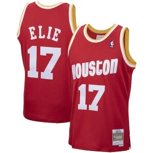 Duradero Moderno Mario Elie Houston Rockets 1993/94 Hardwood Classics Swingman Jersey Red  para la gran final