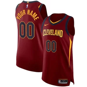 Sofisticado Fantástico Cleveland Cavaliers Nike Authentic Custom Jersey Wine Icon Edition  para la gran final