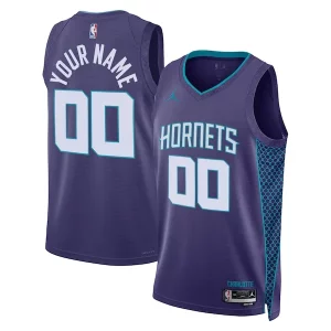 Genial Charlotte Hornets Jordan Brand Unisex 2022/23 Swingman Custom Jersey Statement Edition Teal  para la gran final