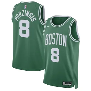 Encantador Kristaps Porzingis Boston Celtics Nike Unisex Swingman Jersey Icon Edition Kelly Green  para la gran final