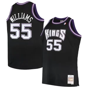 Lujoso Clásico Jason Williams Sacramento Kings Big & Tall 2000/01 Hardwood Classics Swingman Jersey Black  para la gran final