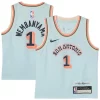Atractivo Original Maravilloso Victor Wembanyama San Antonio Spurs Nike Preschool 2024/25 Swingman Player Jersey City Edition Light Blue  para la gran final