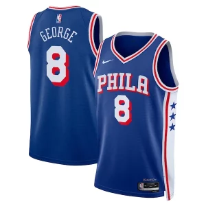 Robusto Original Paul George Philadelphia 76ers Nike Unisex 2024 Offseason Addition Nike Swingman Jersey Royal  para la gran final