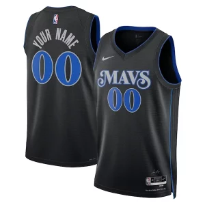 Robusto Cool Dallas Mavericks Nike Unisex 2023/24 Custom Swingman Jersey Black City Edition  para la gran final