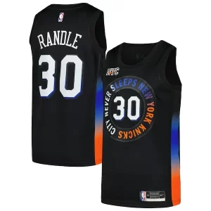 Exquisito Único Julius Randle New York Knicks Nike Swingman Player Jersey City Edition Black  para la gran final