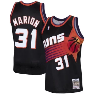 Bonito Único Shawn Marion Phoenix Suns 1999/00 Hardwood Classics Swingman Jersey Black  para la gran final