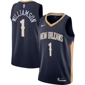 Práctico Cool Fácil de llevar Zion Williamson New Orleans Pelicans Nike Swingman Jersey Navy Icon Edition  para la gran final