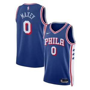 Sofisticado Moderno Estupendo Tyrese Maxey Philadelphia 76ers Nike Unisex Swingman Jersey Association Edition Royal  para la gran final