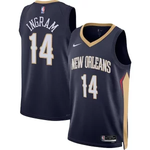 Fantástico Brandon Ingram New Orleans Pelicans Nike Unisex Swingman Jersey Icon Edition Navy  para la gran final