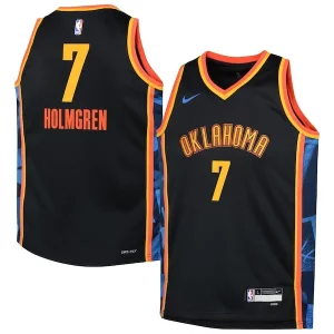 Fácil de llevar Encantador Ideal Chet Holmgren Oklahoma City Thunder Nike Youth 2024/25 Swingman Player Jersey City Edition Black  para la gran final