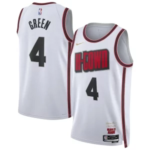 Sofisticado Original Jalen Green Houston Rockets Nike Unisex 2024/25 Swingman Player Jersey City Edition White  para la gran final