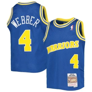 Lujoso Chris Webber Golden State Warriors Youth 1993/94 Hardwood Classics Swingman Jersey Royal  para la gran final