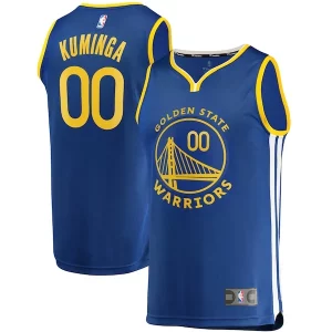 Chulo Cool Ideal Jonathan Kuminga Golden State Warriors 2021 NBA Draft First Round Pick Fast Break Replica Jersey Royal Icon Edition  para la gran final