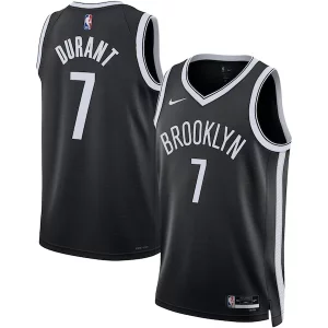 Original Perfecto Fácil de llevar Kevin Durant Brooklyn Nets Nike Unisex Swingman Jersey Icon Edition Black/White  para la gran final