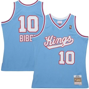 Chulo Maravilloso Mike Bibby Sacramento Kings 2001/02 Hardwood Classics Swingman Jersey Light Blue  para la gran final