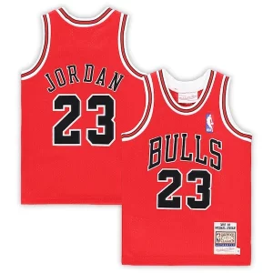 Perfecto Único Robusto Michael Jordan Chicago Bulls Toddler 1997/98 Hardwood Classics Authentic Jersey Red/Black/White  para la gran final