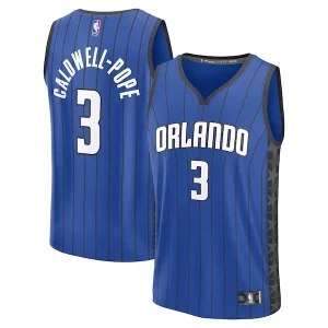 Ideal Kentavious Caldwell Pope Orlando Magic Fast Break Replica Player Jersey Statement Edition Blue  para la gran final