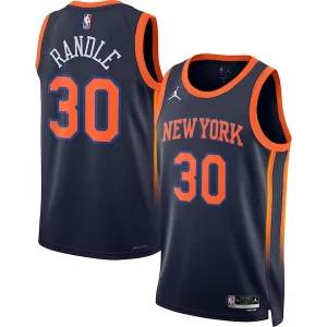 Versátil Único Sofisticado Julius Randle New York Knicks Jordan Brand Unisex Swingman Jersey Statement Edition Navy  para la gran final