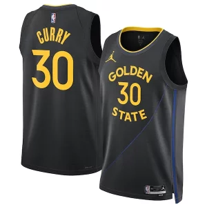 Práctico Stephen Curry Golden State Warriors Jordan Brand Unisex 2024/25 Swingman Jersey Statement Edition Black  para la gran final