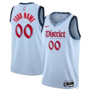 Exquisito Versátil Washington Wizards Nike Unisex 2024/25 Custom Swingman Jersey City Edition Powder Blue  para la gran final