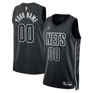 Sofisticado Lujoso Brooklyn Nets Jordan Brand Unisex 2022/23 Swingman Custom Jersey Statement Edition Black  para la gran final
