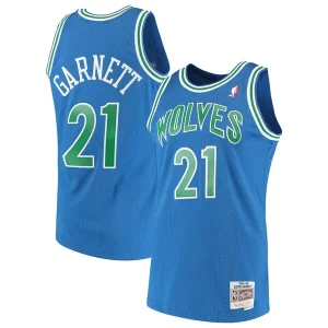 Sofisticado Delicioso Kevin Garnett Minnesota Timberwolves 1995/96 Hardwood Classics Swingman Jersey Blue  para la gran final