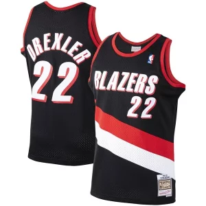 Versátil Exquisito Magnífico Clyde Drexler Portland Trail Blazers 1991/92 Hardwood Classics Swingman Jersey Black  para la gran final