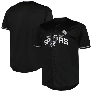 Exquisito Robusto Ideal San Antonio Spurs Profile Big & Tall Pop Jersey Black  para la gran final