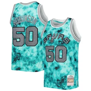 Sofisticado Encantador David Robinson San Antonio Spurs 1998/99 Galaxy Swingman Jersey Teal  para la gran final