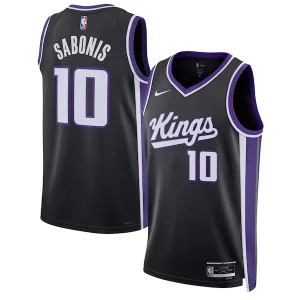 Comodo Exquisito Domantas Sabonis Sacramento Kings Nike Unisex Swingman Jersey Icon Edition Black  para la gran final