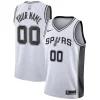 Robusto Resistente Elegante San Antonio Spurs Nike Custom Swingman Jersey White Association Edition  para la gran final
