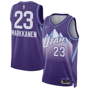 Fácil de llevar Cool Exquisito Lauri Markkanen Utah Jazz Nike Unisex 2024/25 Swingman Player Jersey City Edition Purple  para la gran final