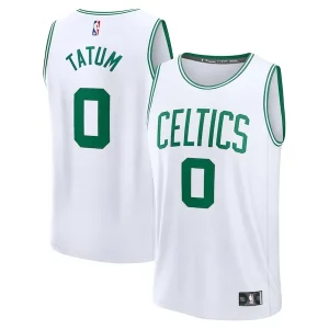 Clásico Duradero Jayson Tatum Boston Celtics Youth Fast Break Replica Player Jersey Association Edition White  para la gran final