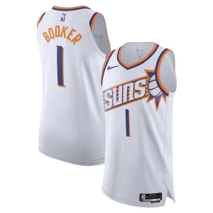 Magnífico Devin Booker Phoenix Suns Nike Authentic Jersey Association Edition White  para la gran final