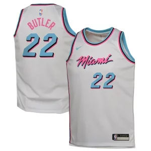 Cool Jimmy Butler Miami Heat Nike Youth 2024/25 Swingman Player Jersey City Edition White  para la gran final